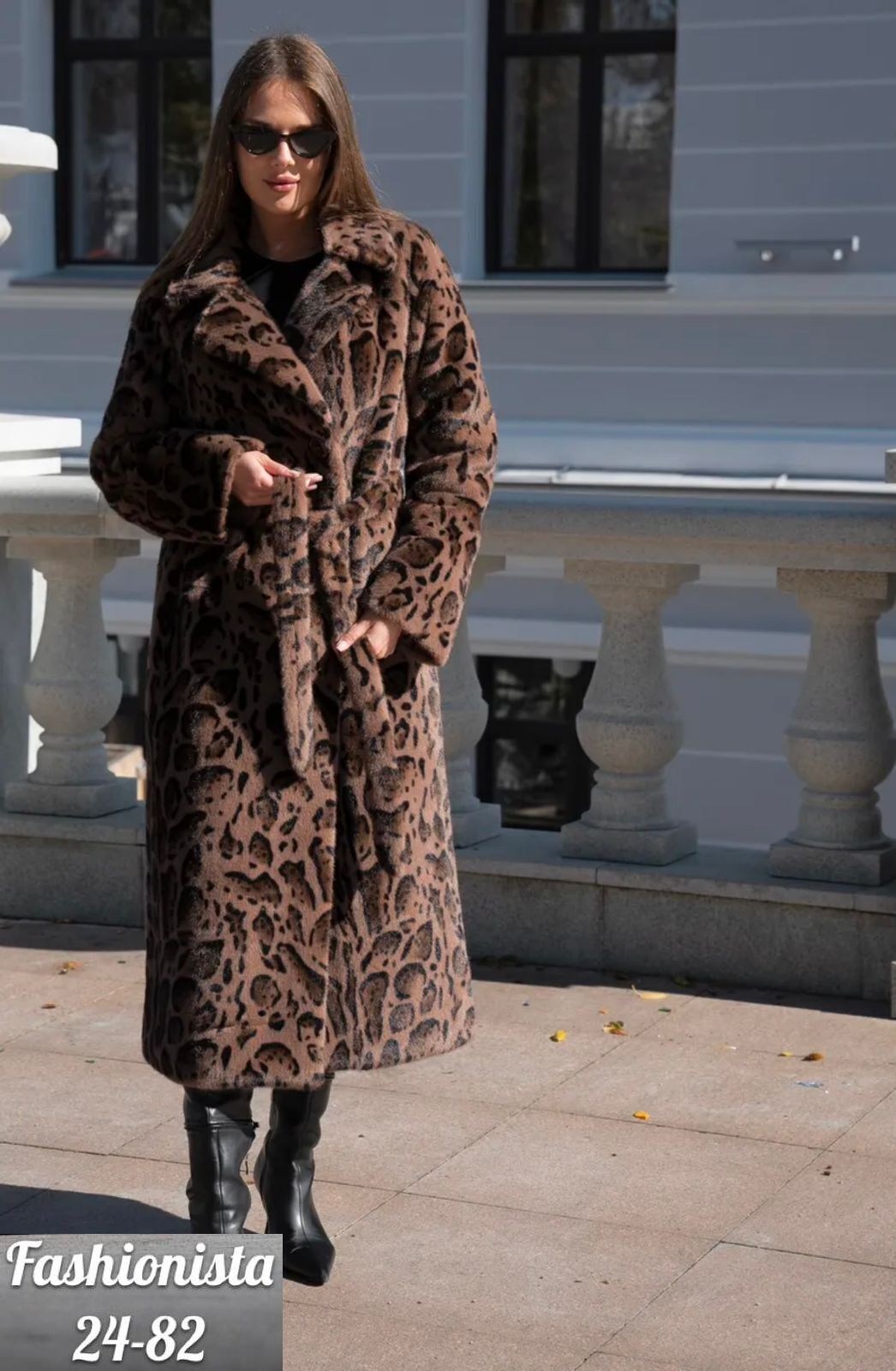 шуба леопардовая,шуба макси из искусственного меха под норку леопардовая,шуба искусственная леопардовая almita 251436554,шуба,экошуба под норку серый леопард