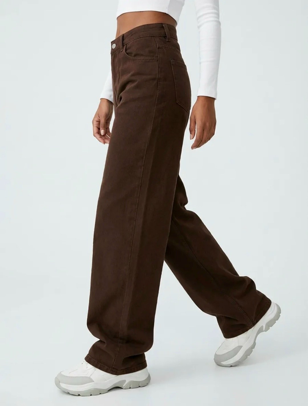 джинсы женский kydenim коричневый палаццо,коричневые джинсы женские,джинсы широкие коричневые,коричневые джинсы,широкие джинсы
