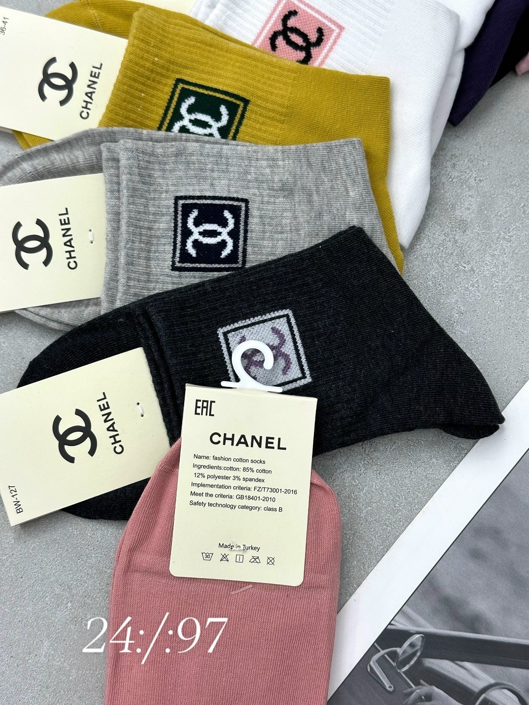 носки женские,носки женские 10 пар,носки мода,носки chanel,носки спортивные женские
