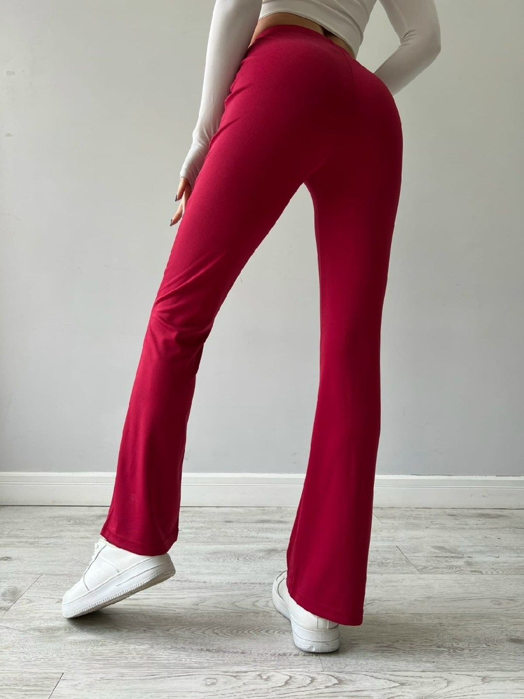 брюки женские,клеш брюки,красные брюки клеш,женские брюки клеш,брюки с высокой талией