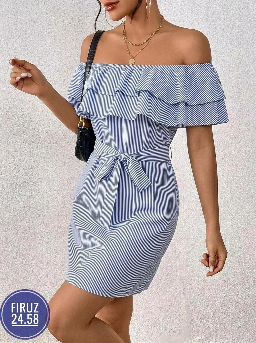 платье женское летнее с открытыми плечами,платья,платье летнее,летние платья с оборками,платье с оборками