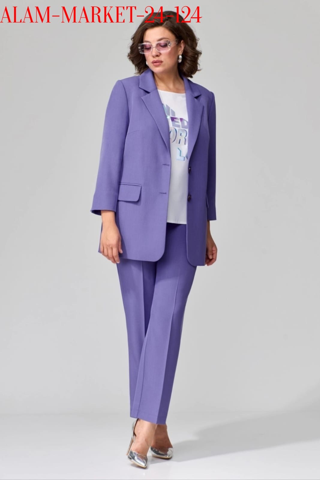 костюм брючный 1391 деним асолия,брючный костюм 2026г,костюм брючной,брючный костюм белэльстиль,женский брючный костюм