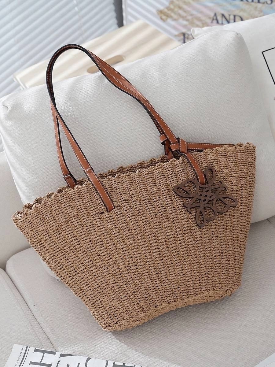 сумка летняя соломенная,плетеная сумка,плетеная пляжная сумка большая,женская соломенная сумка,сумка соломенная