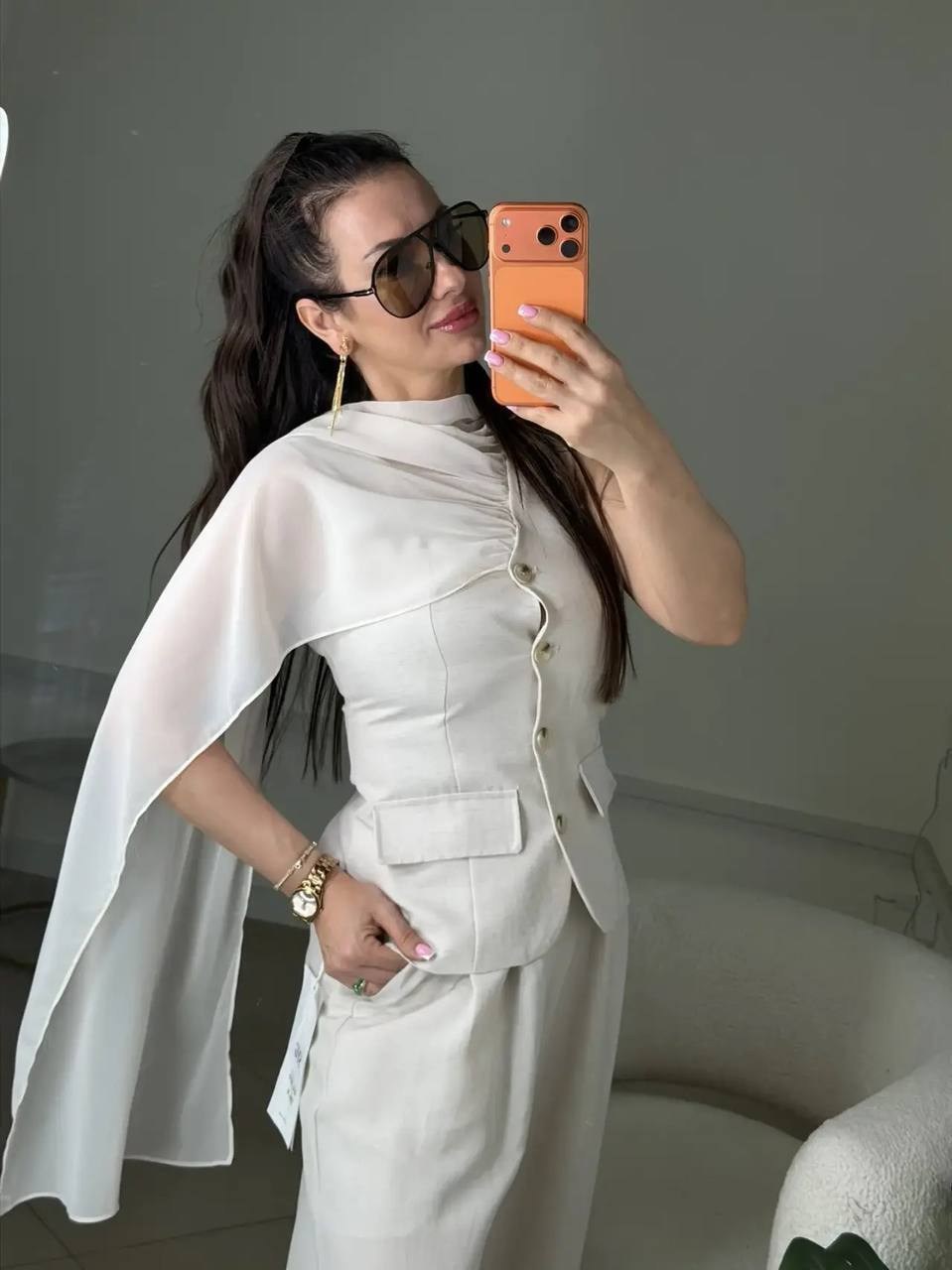 брючный костюм,льняной костюм женский,широкие брюки,льняной костюм,льняной брючный костюм