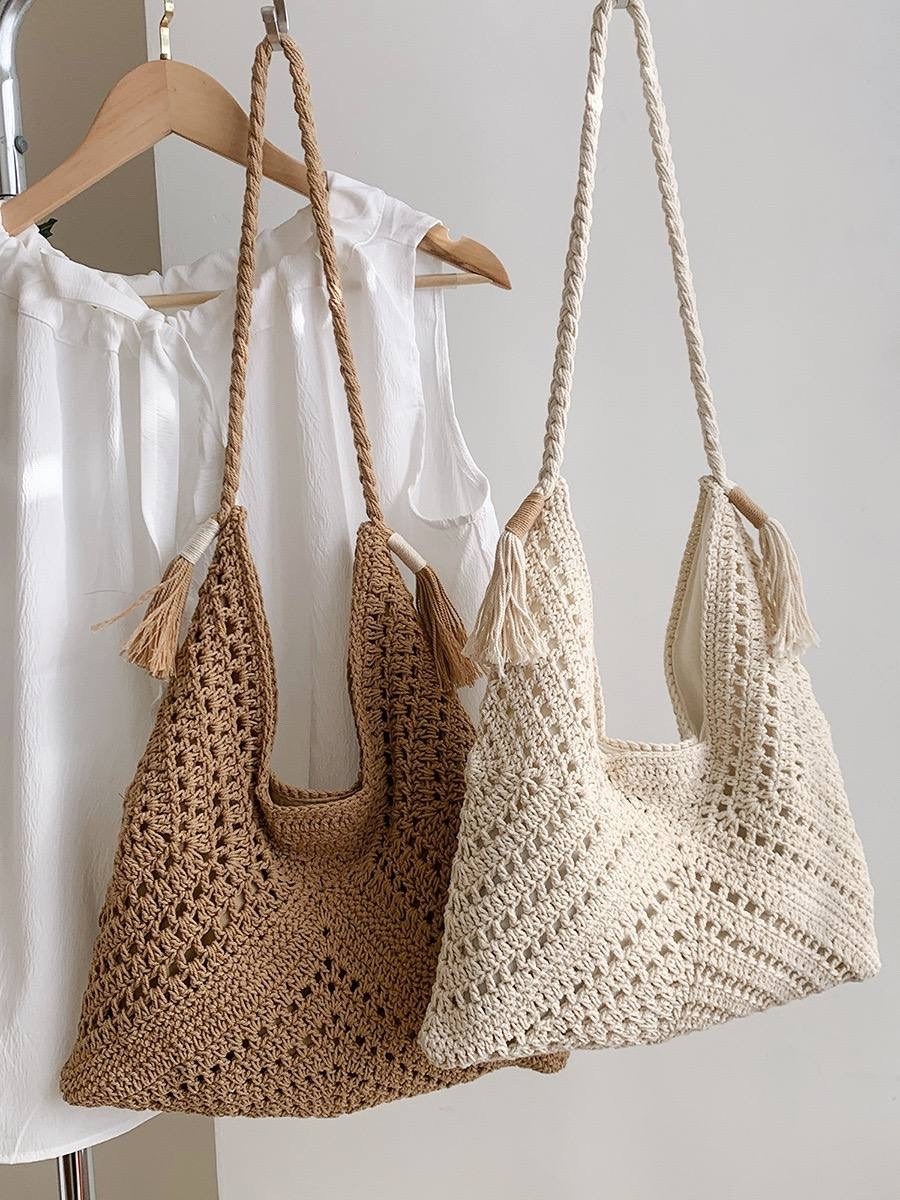 вязаная сумка,вязаная крючком сумка,женская вязаная сумка,пляжная соломенная сумка,вязание крючком сумка