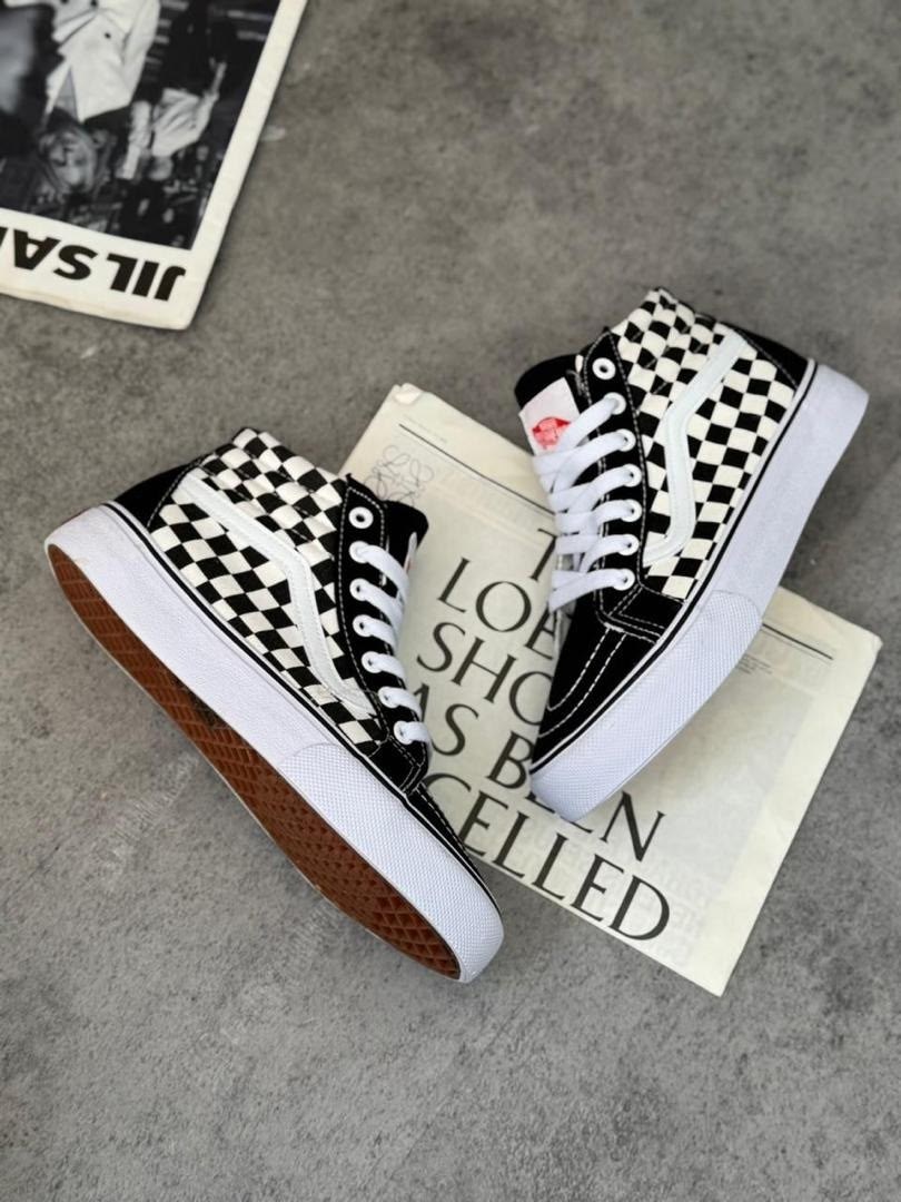 ,кеды vans old school checkerboard,кеды ванс клетчатые,кеды vans old skool platform checkerboard,кеды vans old skool