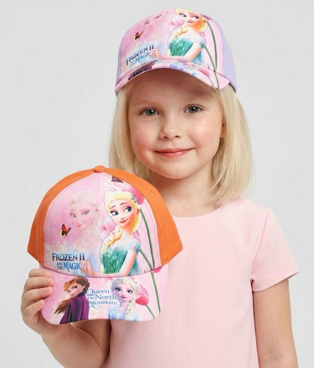 бейсболка disney холодное сердце,детская бейсболка disney,кепка детская,кепка для девочек,бейсболки для девочек disney