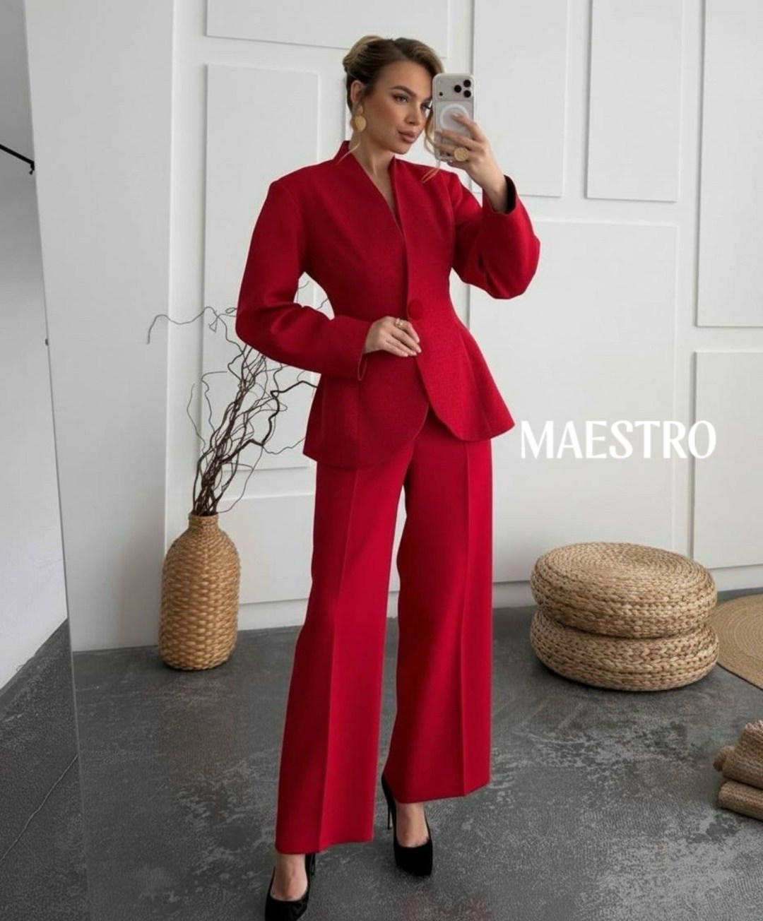 костюм брючный деловой с пиджаком классический mystique veil 225723301,костюм женский брючный,приталенный жакет,костюм брючной деловой,женский пиджак