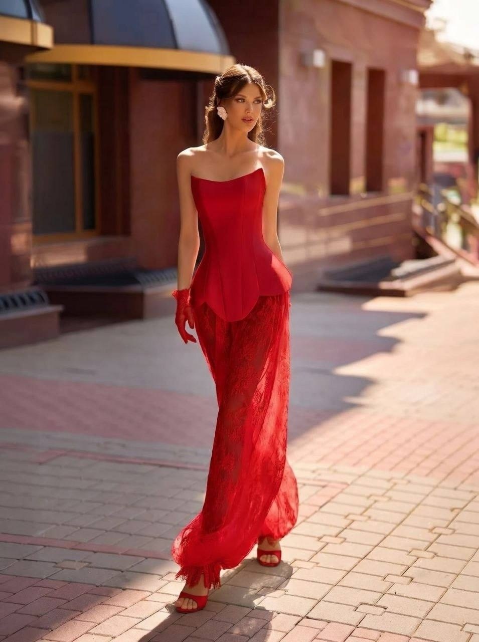 корсет с брюками,вечерний комплект брюки с сеткой и корсет,брючный костюм strekoza,свадебный брючный костюм для невесты,корсет вечерний