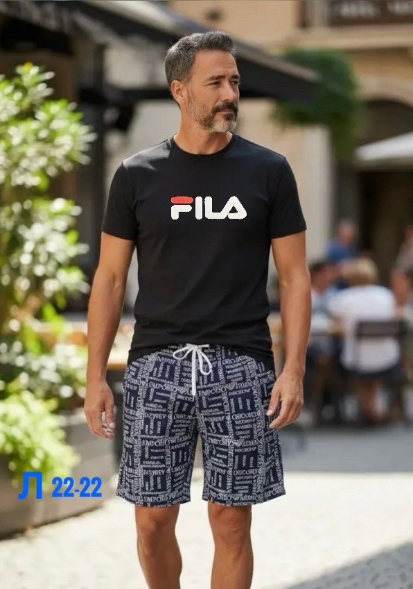 желтая футболка фила,футболка мужская fila,мужская футболка,футболка желтая,костюм для мужчин