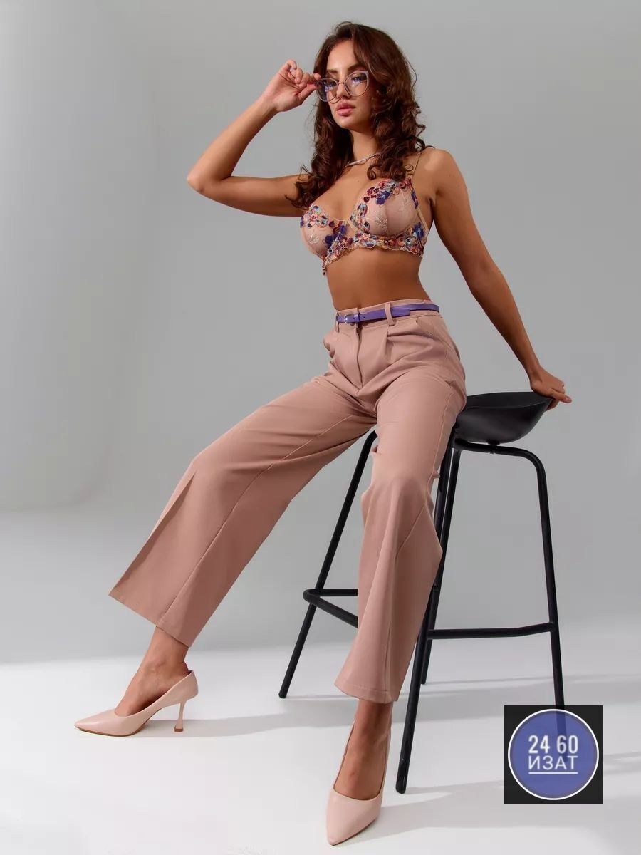 брюки-палаццо,брюки женские палаццо на резинке,брюки женские палаццо,брюки палаццо натали,брюки палаццо v.h.a fashion цвет синий