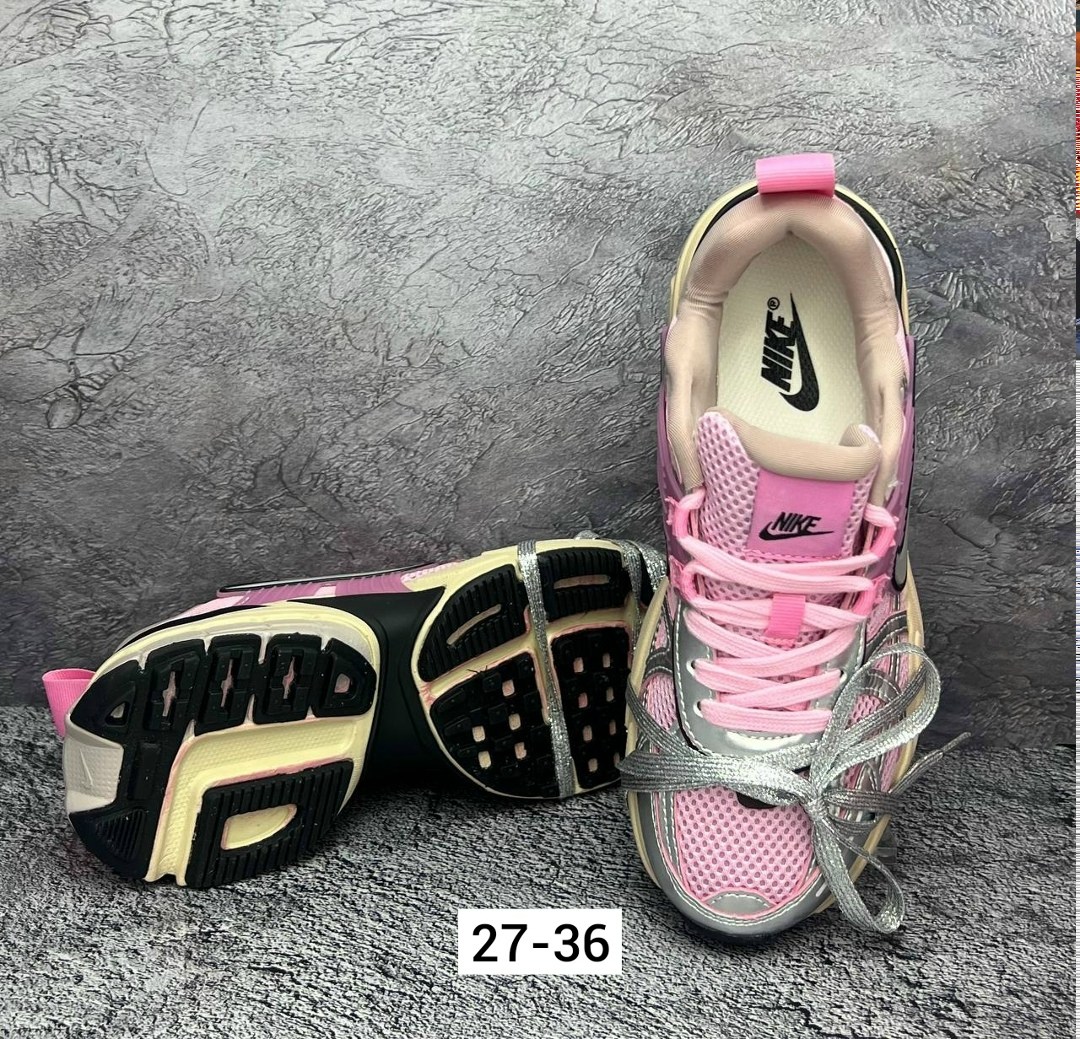 кроссовки женские nike,кроссовки nike,кроссовки nike v 2 k run,кроссовки для бега v2k run женские с низким верхом серебристо-розовые nike,женские кроссовки