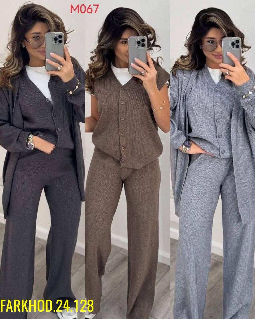 трикотажный костюм тройка,костюм тройка женский,трикотажные костюмы,трикотажный костюм тройка с кардиганом,брючный костюм