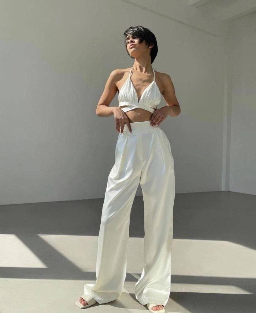 костюм шелковый,атласный пиджак,атласные костюмы,женский брючный костюм,белый костюм