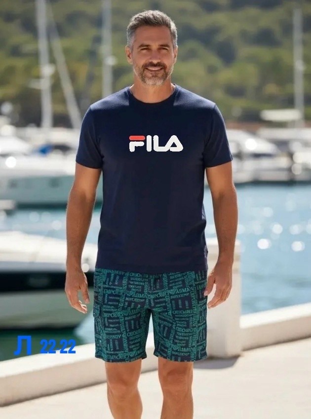 желтая футболка фила,футболка мужская fila,мужская футболка,футболка желтая,костюм для мужчин