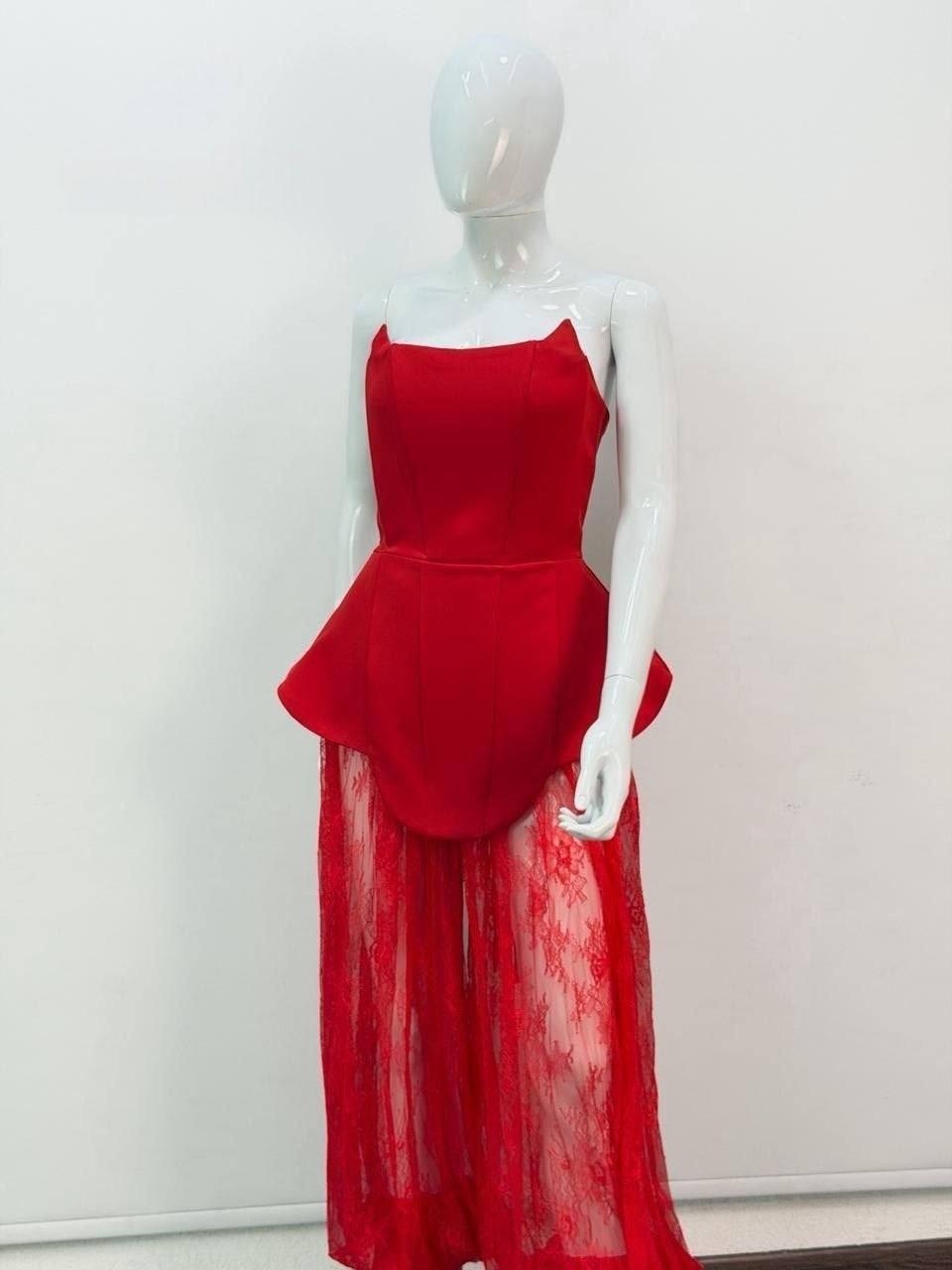 корсет с брюками,вечерний комплект брюки с сеткой и корсет,брючный костюм strekoza,свадебный брючный костюм для невесты,корсет вечерний