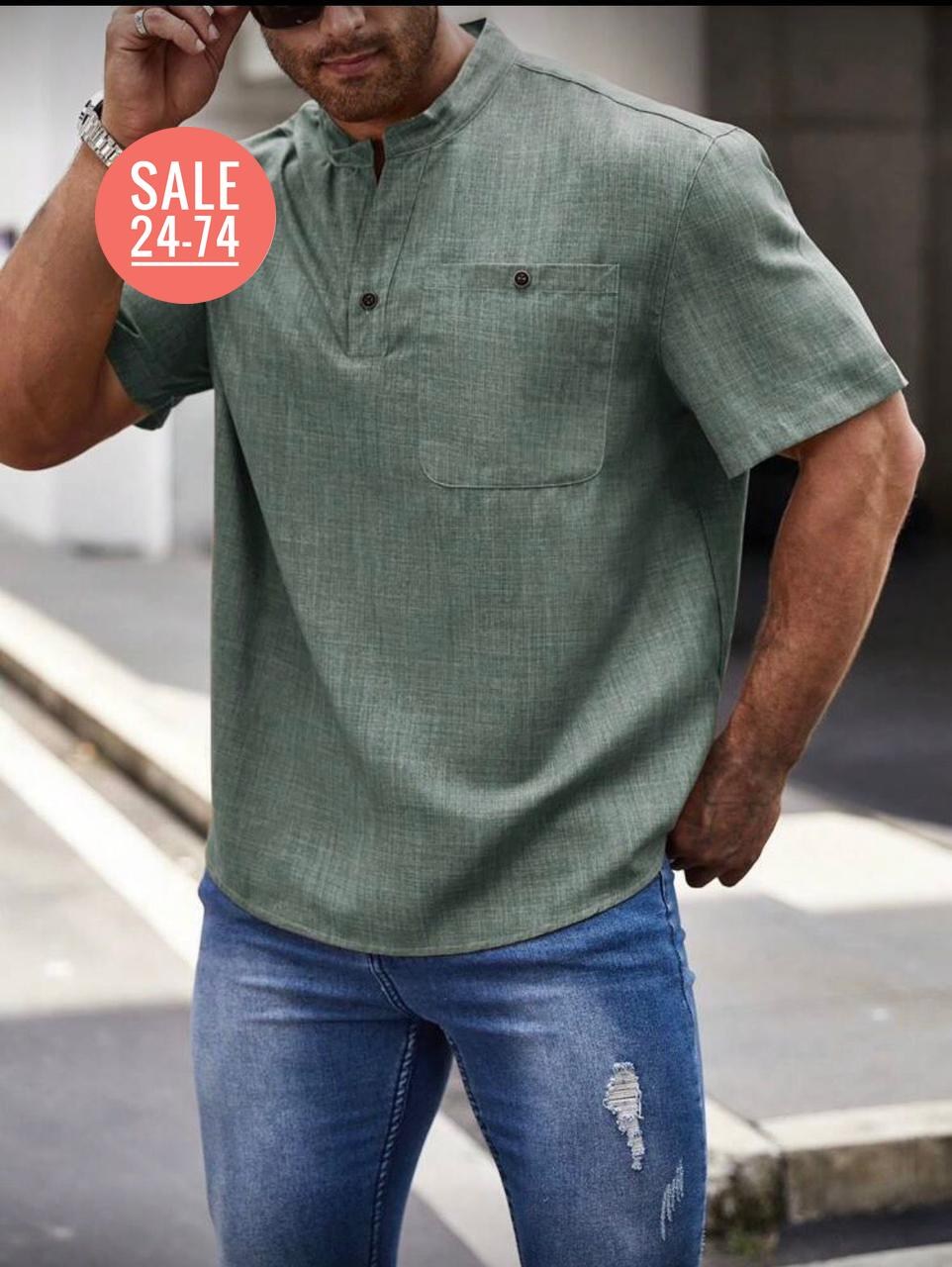 мужская льняная рубашка,мужская повседневная рубашка,рубашка мужская,мужская рубашка поло с короткими рукавами,модные мужские рубашки