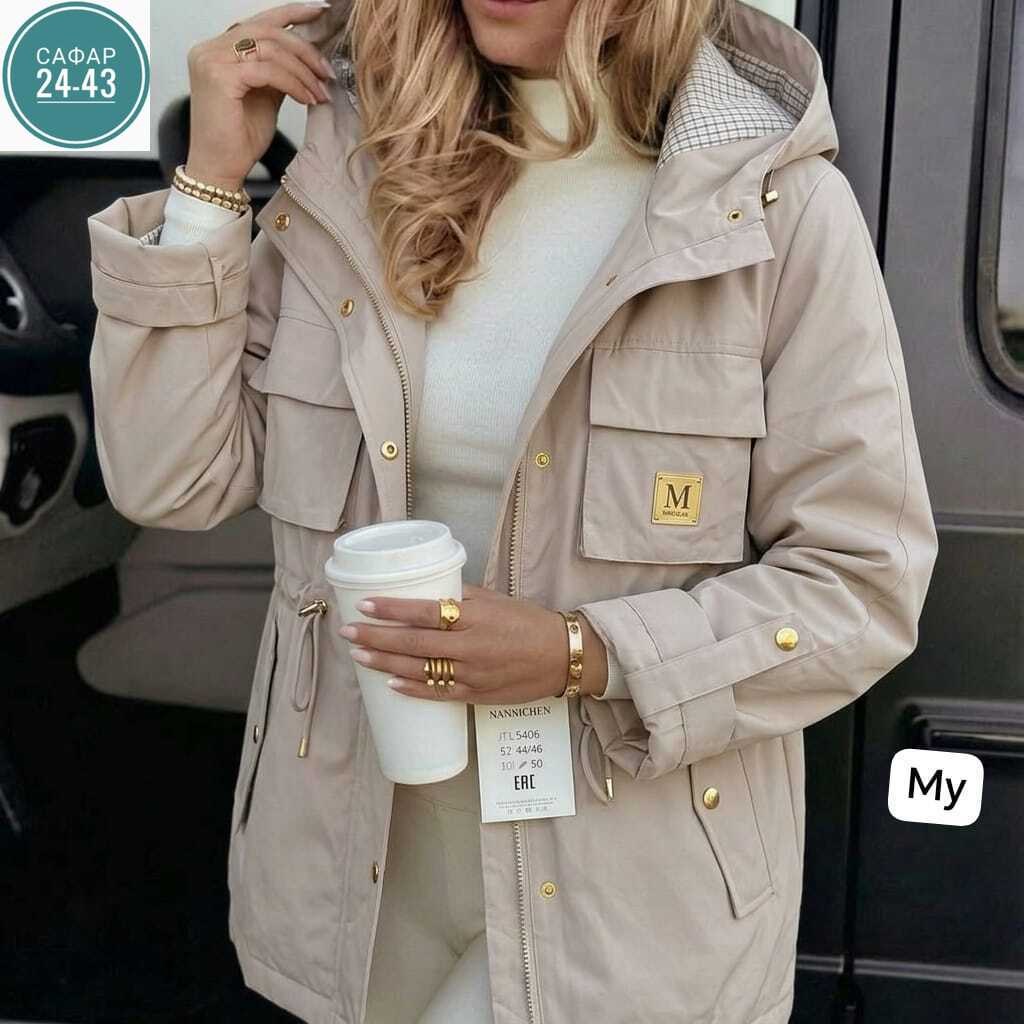 парка женская зимняя mtforce c капюшоном цвета хаки,демисезонная куртка,женская куртка,куртка с карманами женская зимняя,женская зимняя куртка