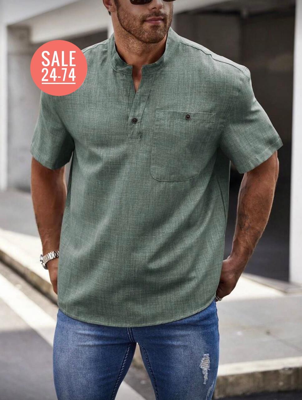 мужская льняная рубашка,мужская повседневная рубашка,рубашка мужская,мужская рубашка поло с короткими рукавами,модные мужские рубашки