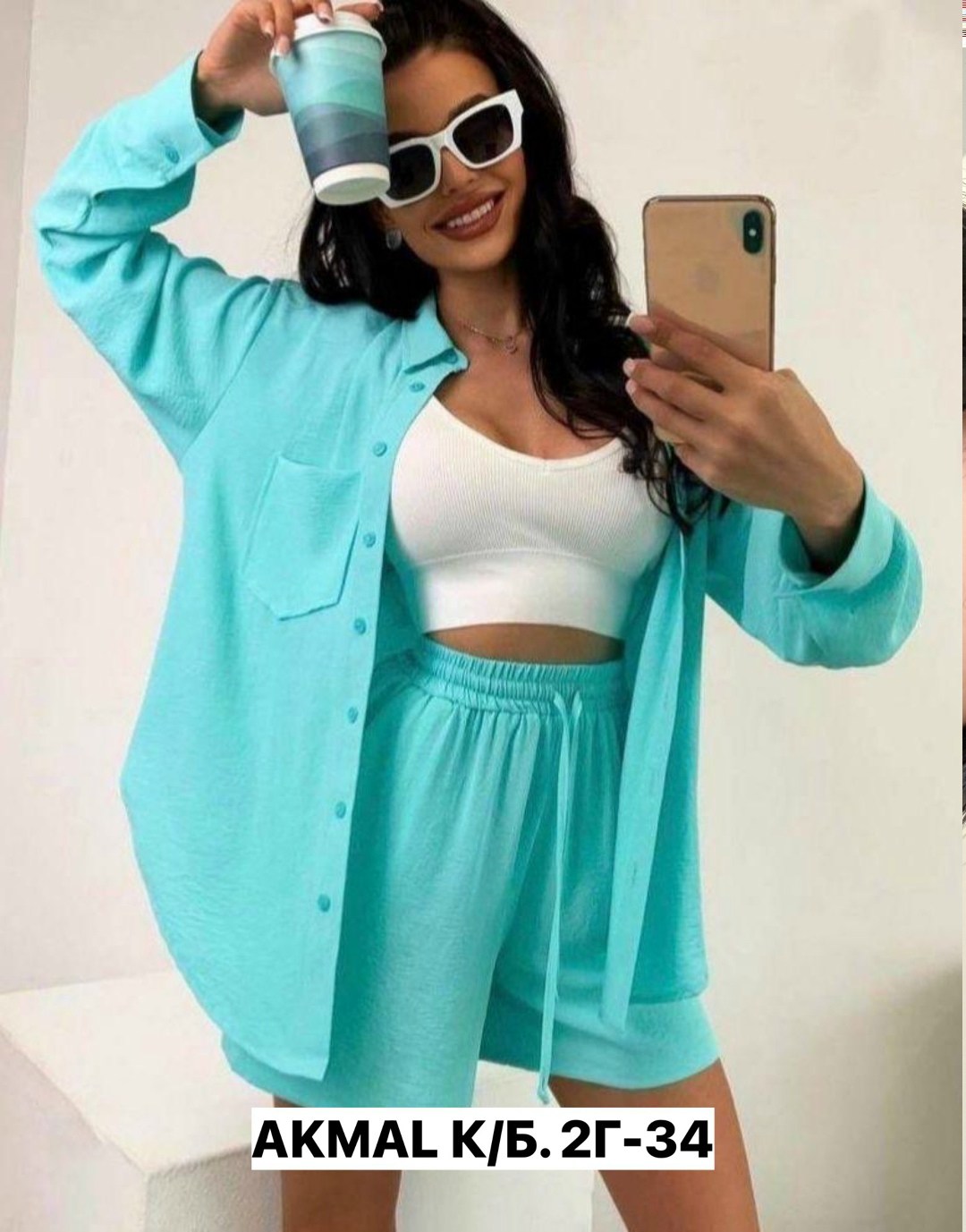 женский костюм с шортами и рубашкой,костюм женский летний с шортами и рубашкой,костюм двойка женская,костюм женский,костюм двойка модный