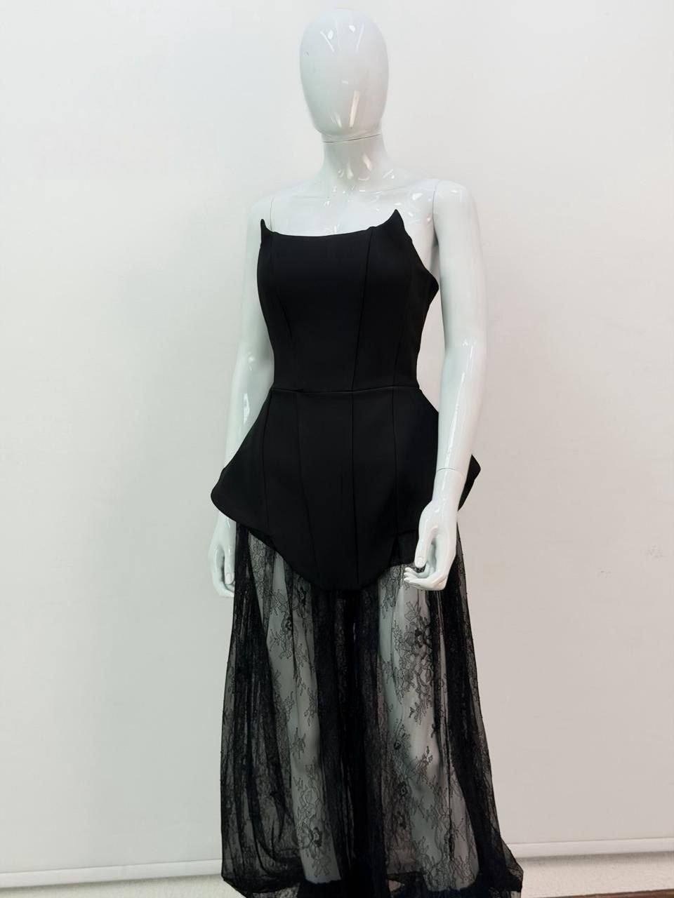 корсет с брюками,вечерний комплект брюки с сеткой и корсет,брючный костюм strekoza,свадебный брючный костюм для невесты,корсет вечерний