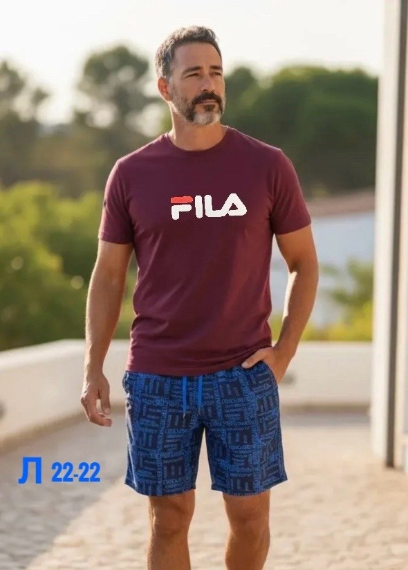 желтая футболка фила,футболка мужская fila,мужская футболка,футболка желтая,костюм для мужчин
