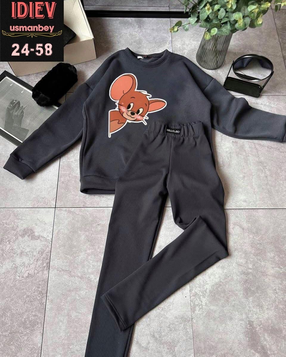 костюм женский с лосинами,костюм женский на флисе,костюм спортивный женский на флисе,женские костюмы спортивные,спортивные костюмы женские на флисе (графит)