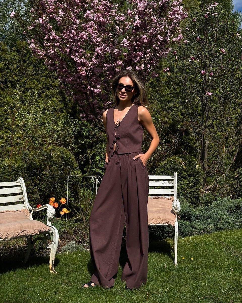 костюм двойка женская,костюм двойка с брюками,стильные костюмы,модные костюмы,брючный костюм льняной