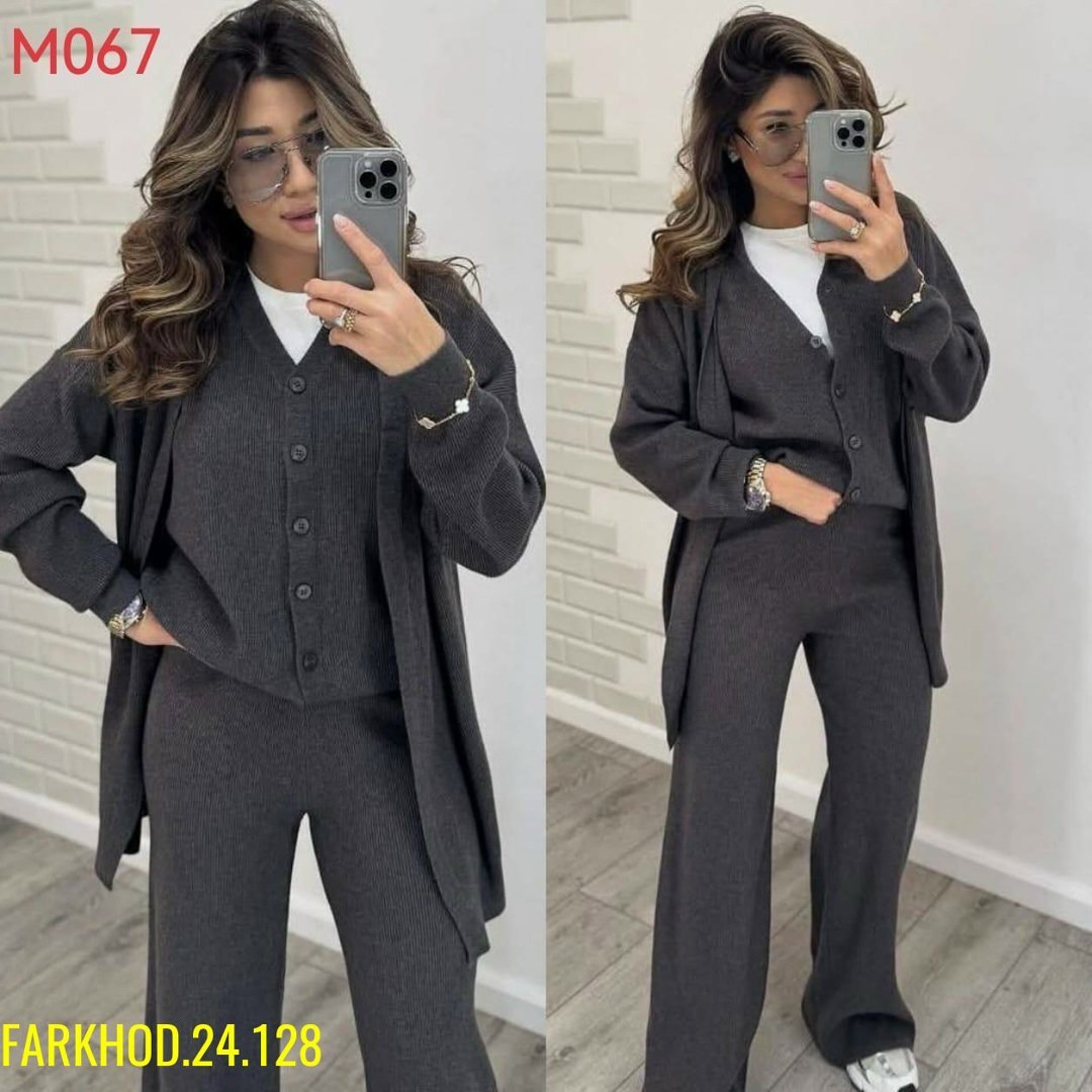 трикотажный костюм тройка,костюм тройка женский,трикотажные костюмы,трикотажный костюм тройка с кардиганом,брючный костюм