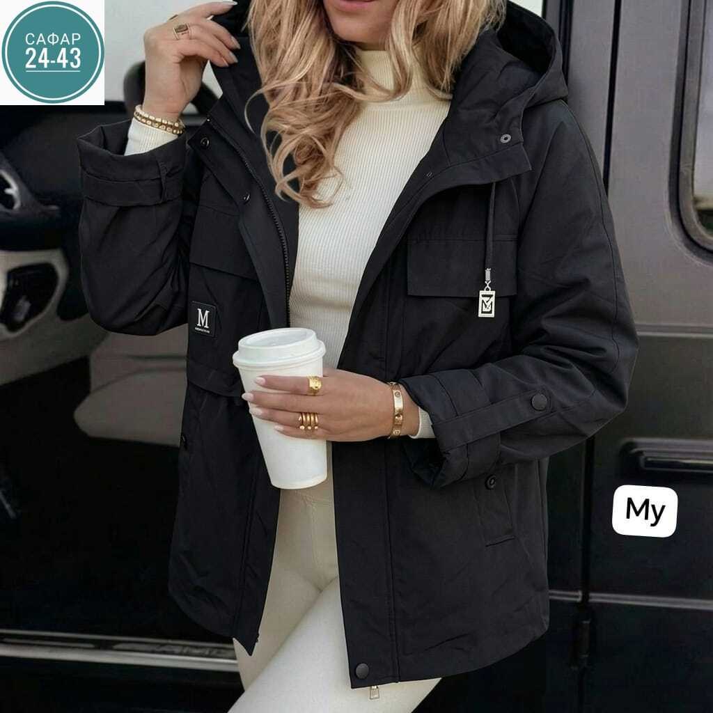парка женская зимняя mtforce c капюшоном цвета хаки,демисезонная куртка,женская куртка,куртка с карманами женская зимняя,женская зимняя куртка