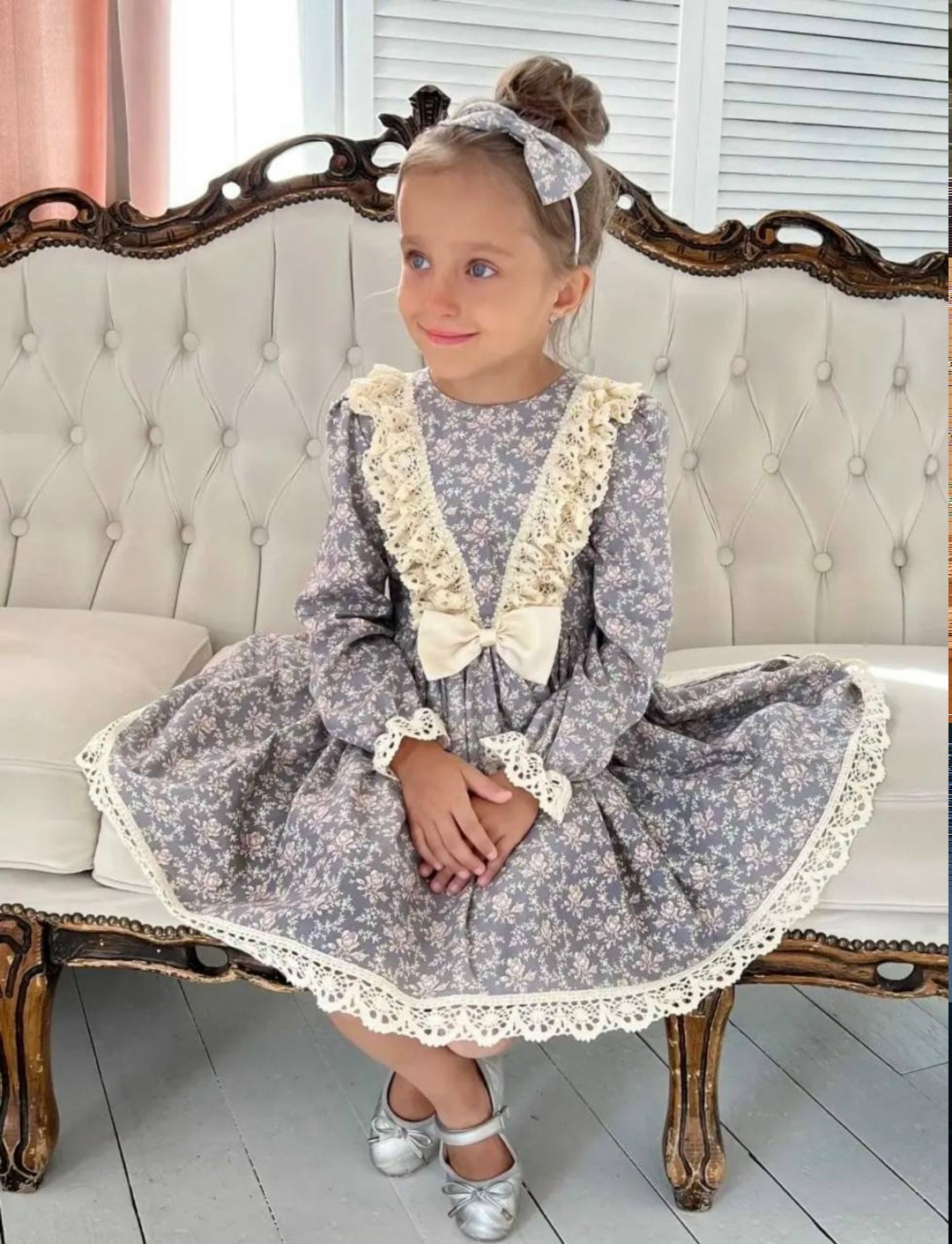 нарядное платье,платья детские,платье хлопковое нарядное,нарядное детское платье,винтажное платье для девочки