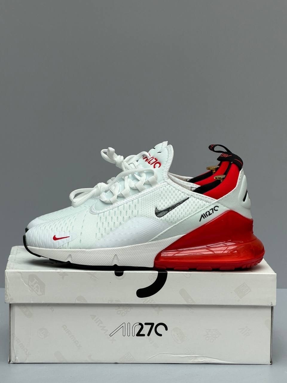 кроссовки nike air max 270,кроссовки найк аир макс 270,nike air max 270 white red,белые кроссовки nike air max 270,nike air max 270