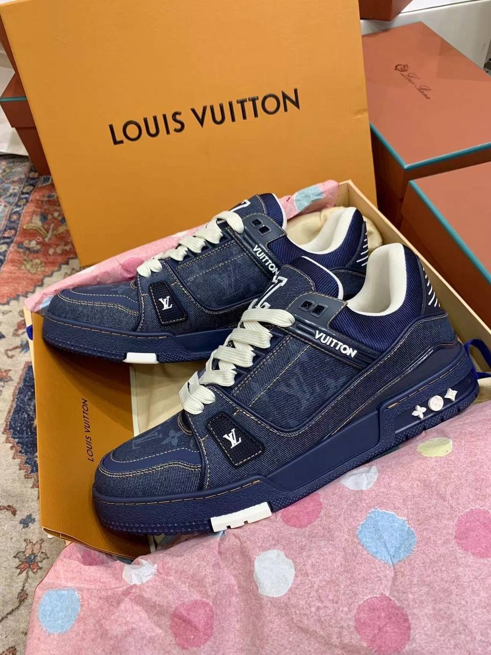 louis vuitton кроссовки,кроссовки louis vuitton trainer,кроссовки louis vuitton кроссовки louis vuitton,lv trainer sneaker blue denim louis vuitton,кроссовки louis vuitton trainer: джинс. синий/белый
