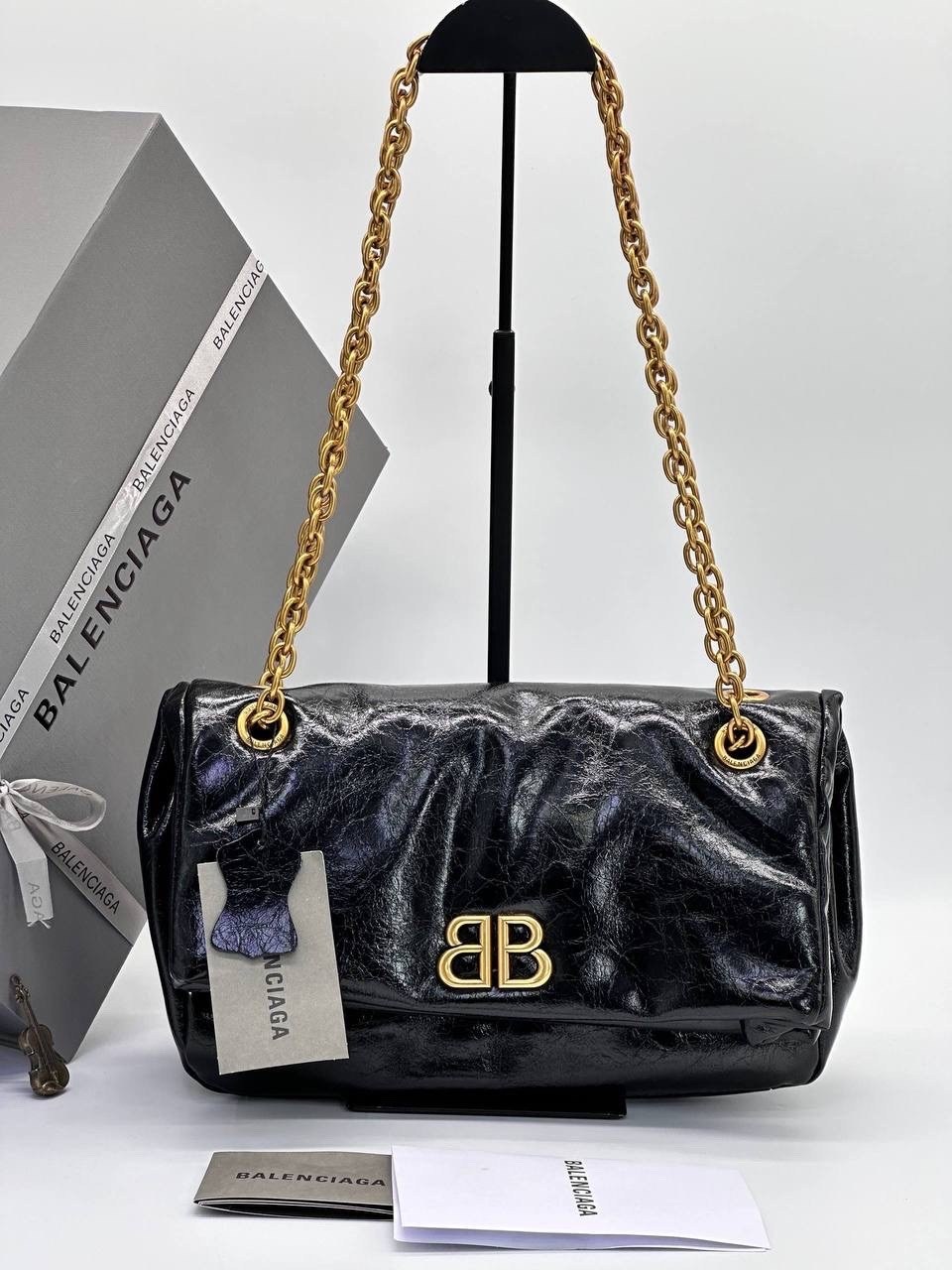 сумка balenciaga,сумка monaco large chain bag black balenciaga,сумка женская balenciaga,черная маленькая сумка-цепочка monaco balenciaga,женская сумка