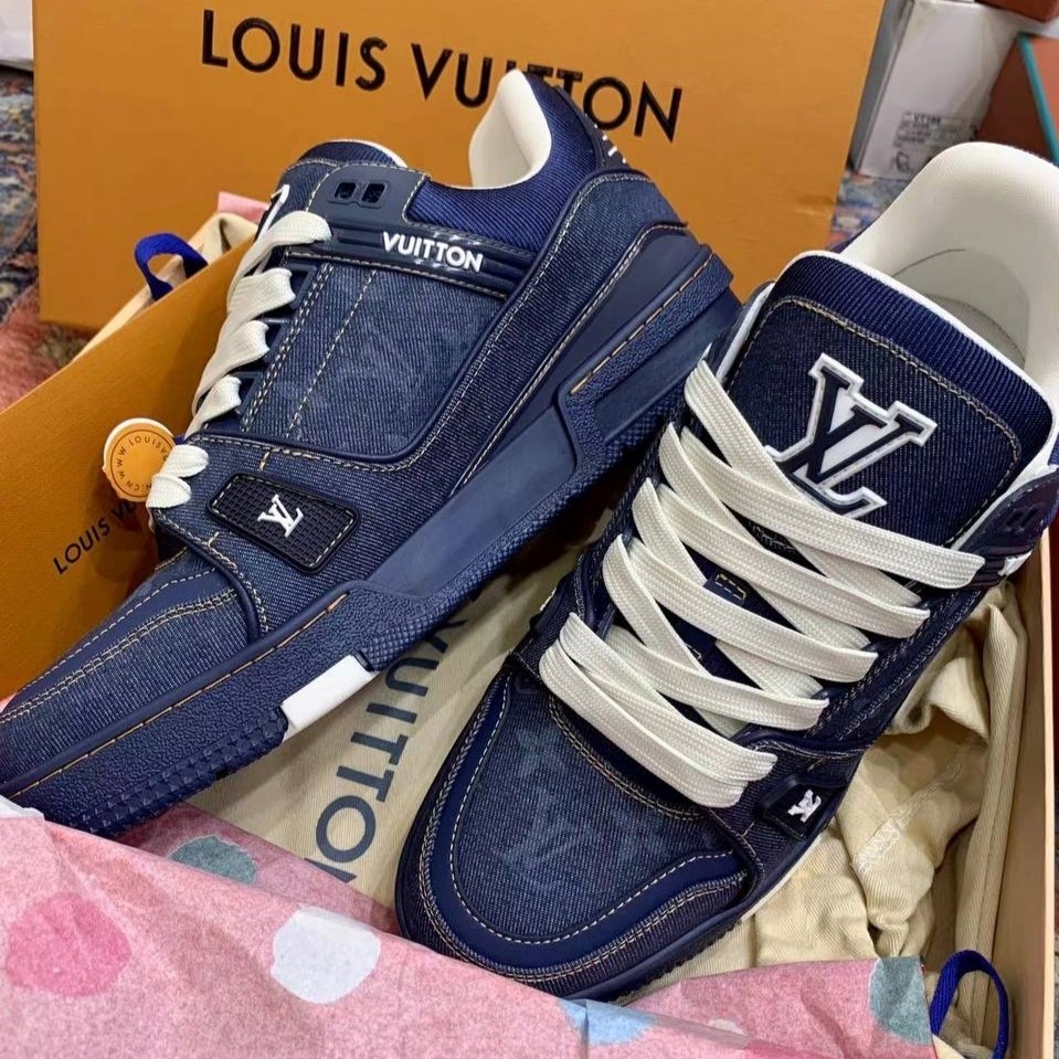 louis vuitton кроссовки,кроссовки louis vuitton trainer,кроссовки louis vuitton кроссовки louis vuitton,lv trainer sneaker blue denim louis vuitton,кроссовки louis vuitton trainer: джинс. синий/белый