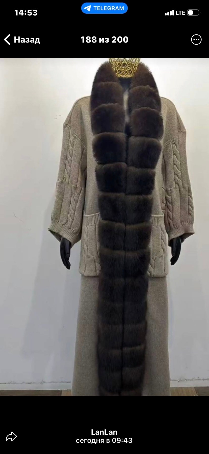 кардиган с мехом финского песца yana kraft brand,кардиган с мехом песца,кардиган с мехом финского песца,кардиган с песцом,пальто с мехом
