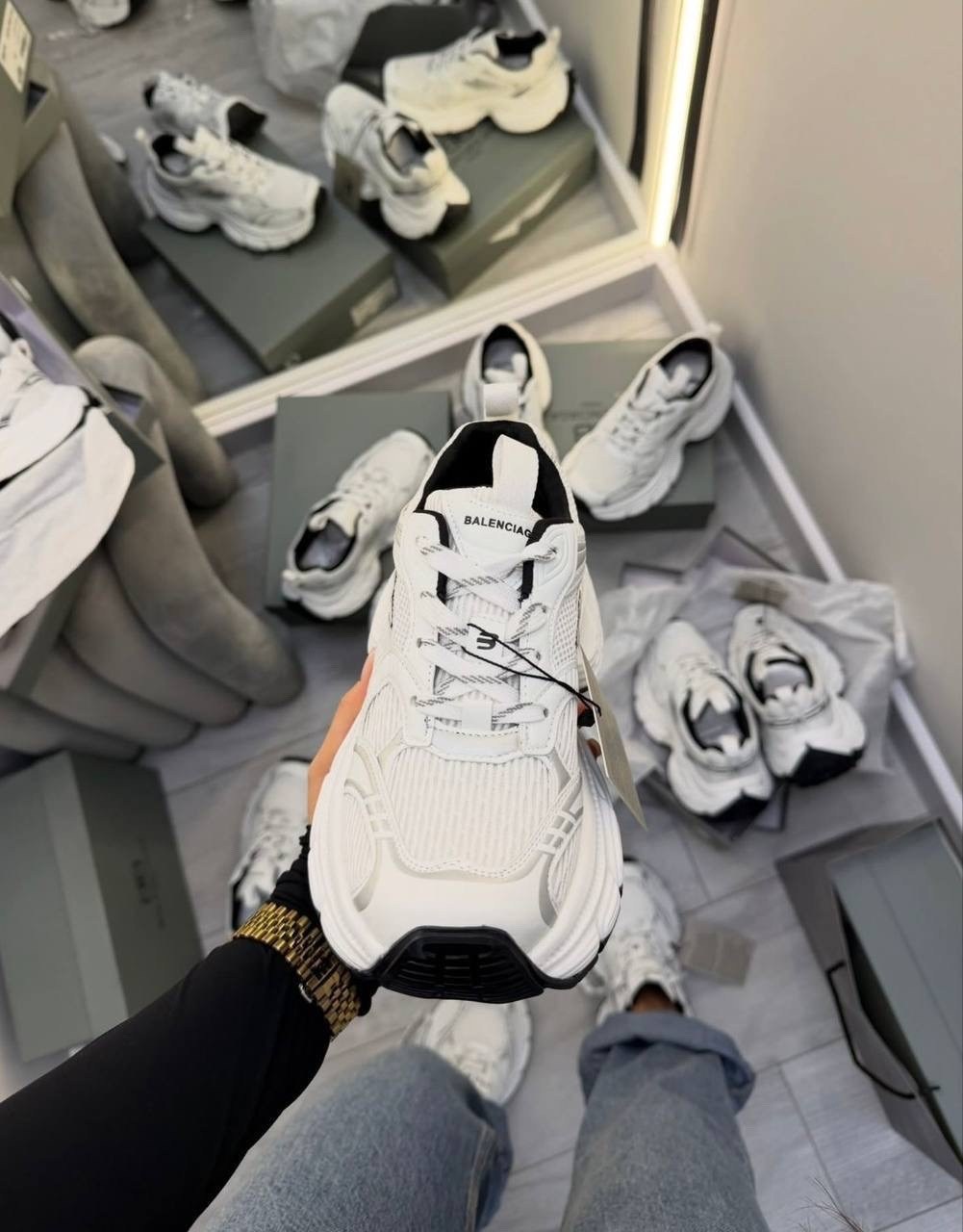 женские кроссовки,женские кроссовки balenciaga,“кроссовки белые popular fashion” s893d,модная женская ,кроссовки спортивные balenciaga