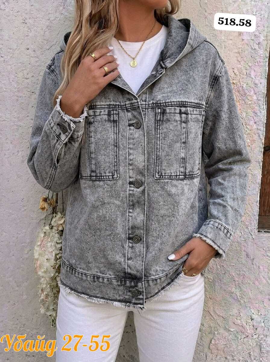 женская джинсовая куртка,куртка джинсовая lrzbs jeans,джинсовая куртка,модные джинсовые куртки 2025 женские,джинсовая куртка с капюшоном