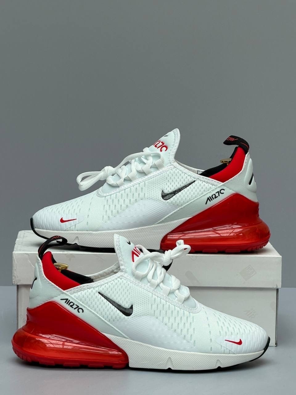 кроссовки nike air max 270,кроссовки найк аир макс 270,nike air max 270 white red,белые кроссовки nike air max 270,nike air max 270