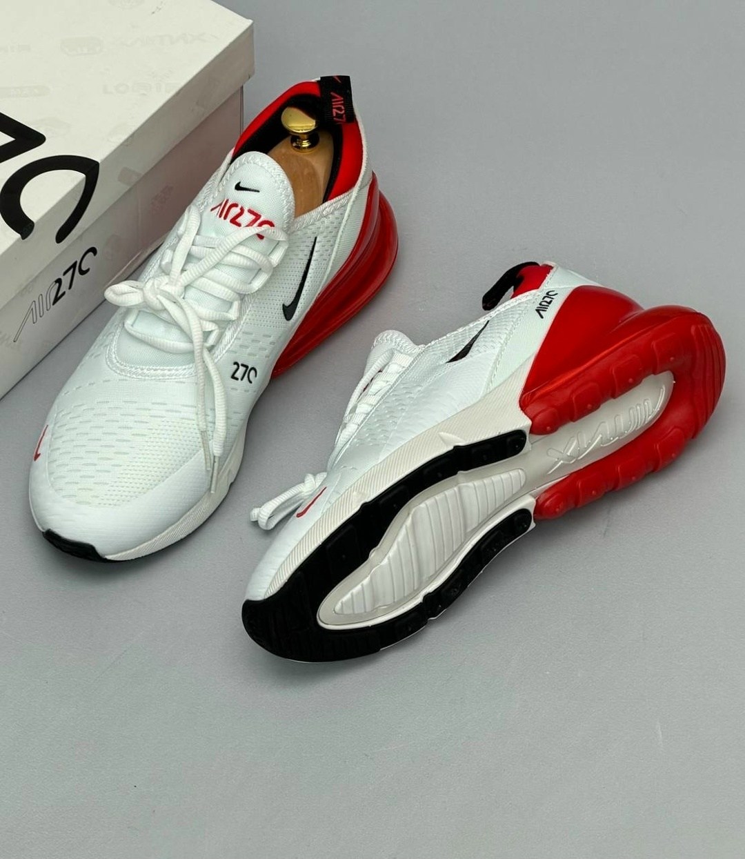кроссовки nike air max 270,кроссовки найк аир макс 270,nike air max 270 white red,белые кроссовки nike air max 270,nike air max 270