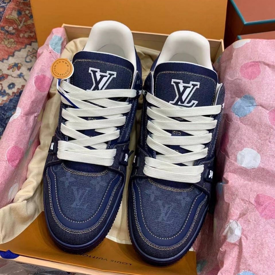 louis vuitton кроссовки,кроссовки louis vuitton trainer,кроссовки louis vuitton кроссовки louis vuitton,lv trainer sneaker blue denim louis vuitton,кроссовки louis vuitton trainer: джинс. синий/белый