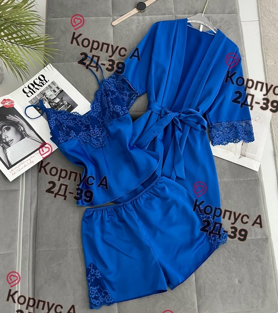 пижама женская шелковая с шортами халатом домашняя,шелковая пижама с халатом,пижама женская,пижама комплект женская,пеньюар женский комплект