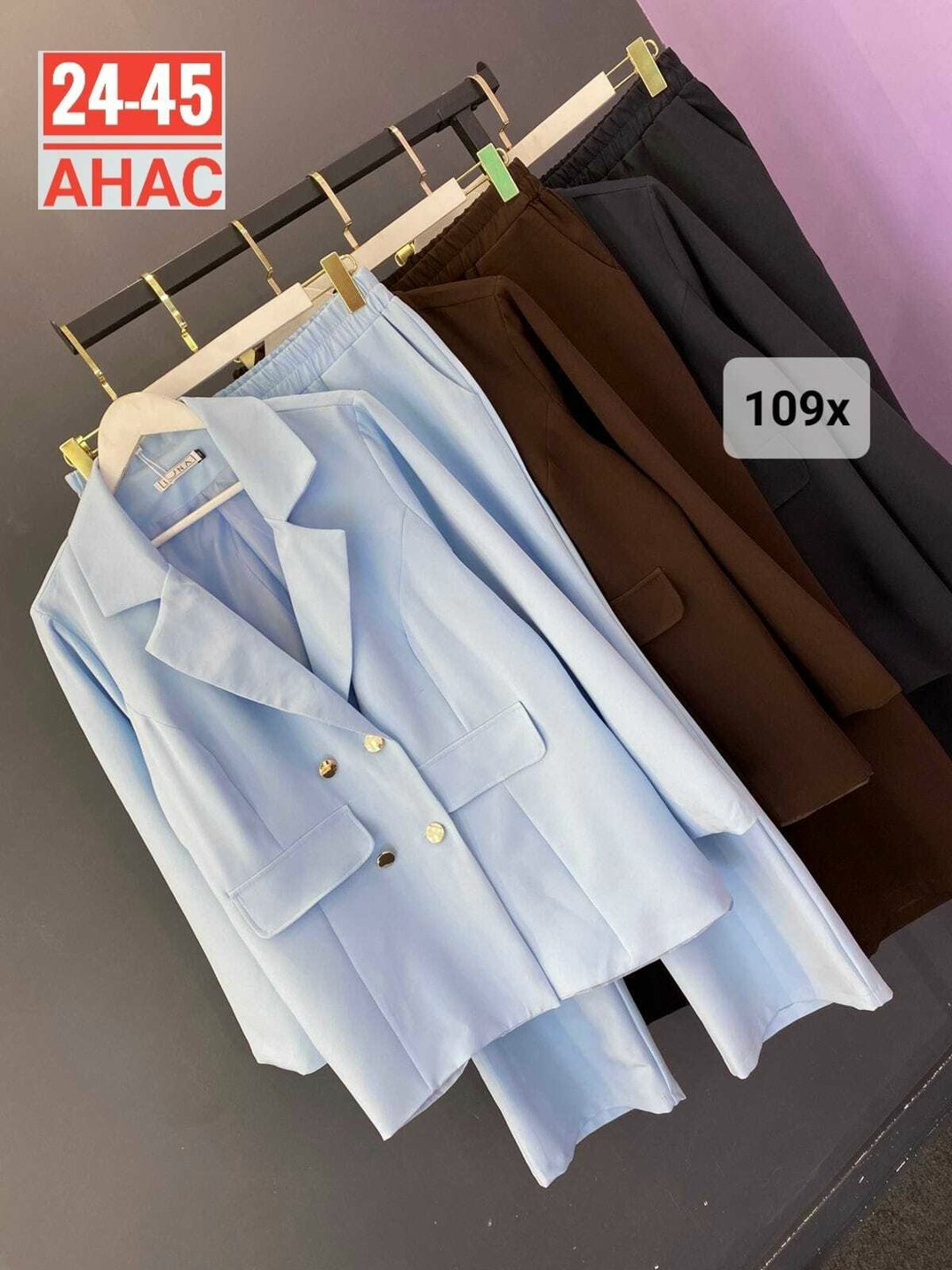 брючный костюм alanicollection 2143 голубой размер 52,брючный костюм alani collection 2143 голубой двойка,брючный костюм 2143 голубой alanicollection,брючный костюм vilena 947 голубой,костюм брючный 2