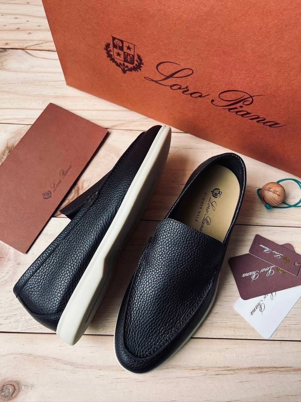 лоферы loro piana мужские,лоферы loro piana summer walk,мужские темно-синие кожаные лоферы loro piana summer walk премиум класса,кожаные лоферы summer walk loro piana,лоферы loro piana