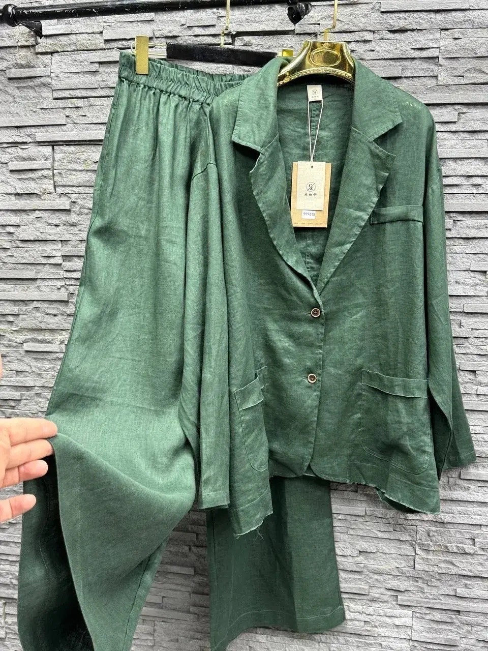 костюм брючный женский льняной airy,костюм из льна брючный,льняной костюм,льняной костюм с брюками,льняной костюм женский