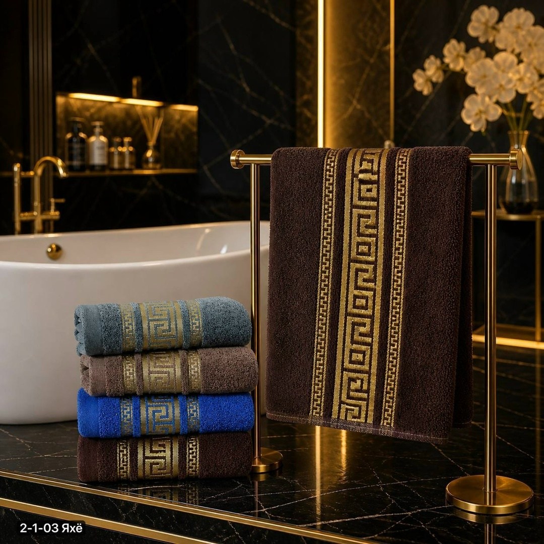 полотенце роберто кавалли,полотенец набор,набор полотенец roberto cavalli gold,полотенца махровая,полотенца для ванной