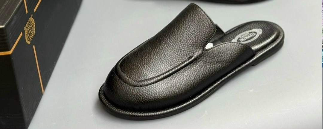 мужские кожаные тапочки,тапочки мужские,,домашние мужские тапочки,тапочки кожаные