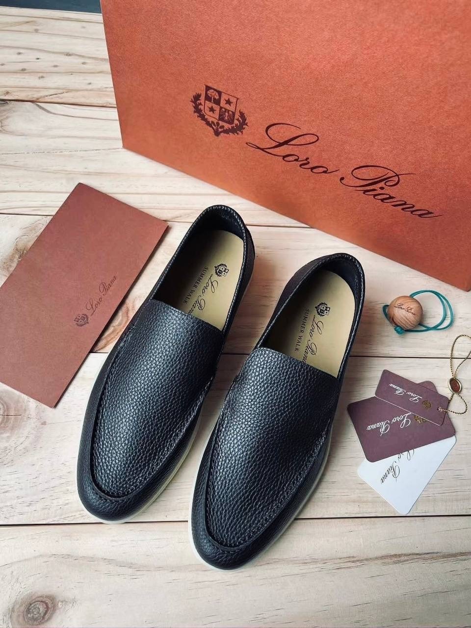 лоферы loro piana мужские,лоферы loro piana summer walk,мужские темно-синие кожаные лоферы loro piana summer walk премиум класса,кожаные лоферы summer walk loro piana,лоферы loro piana