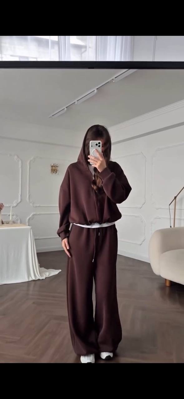 костюм спортивный,повседневный костюм,серая толстовка,спортивный костюм с двойным капюшоном кофта и штаны,костюм женский
