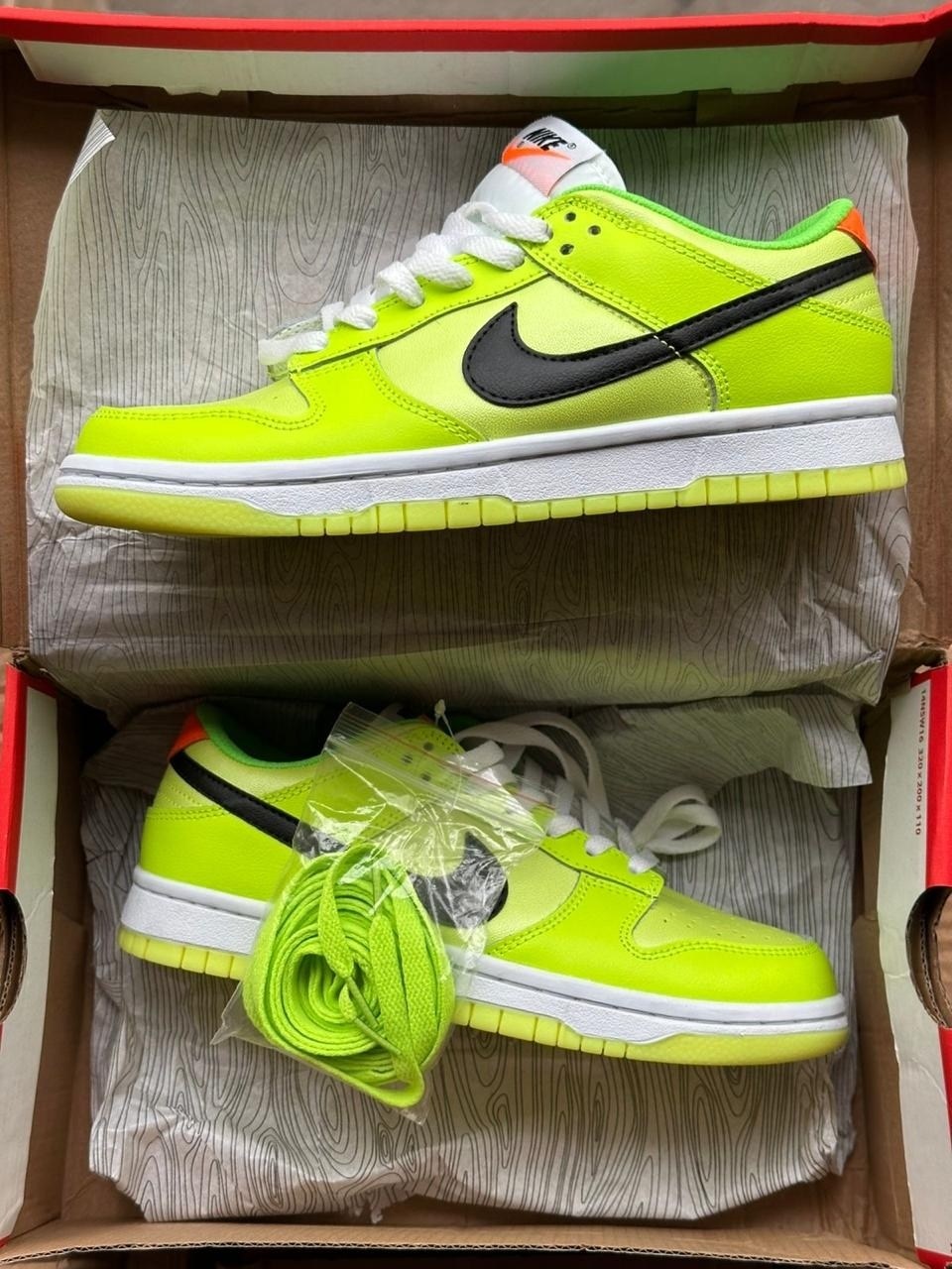 nike dunk low,nike sb dunk low 'green apple',кроссовки nike,кроссовки nike sb dunk low green apple,nike dunk low зелёно оранжевые